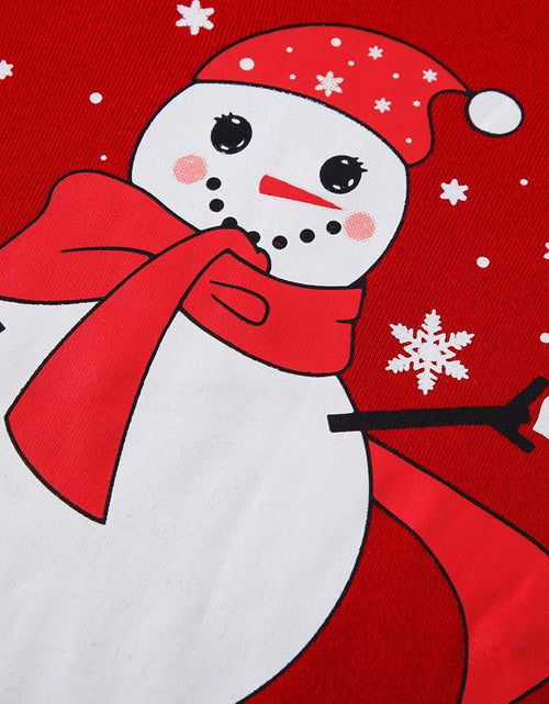 Load image into Gallery viewer, Girls Matching Doll&amp;Toddler 4 Piece Cotton Pajamas Toddler Christmas Sleepwear
