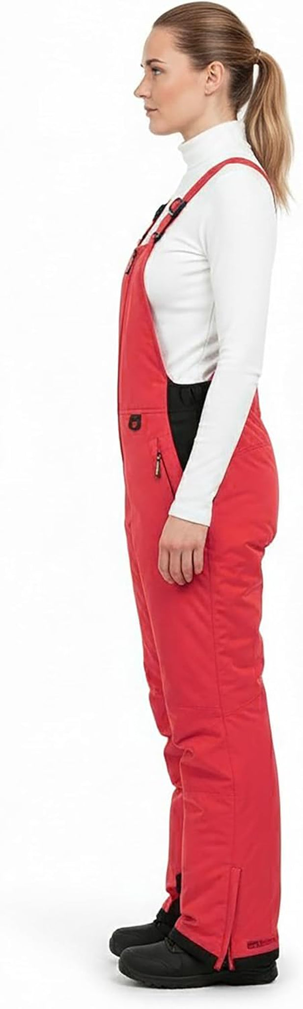 Womens Insulated Water Resistant Ski Snow Bib Pants