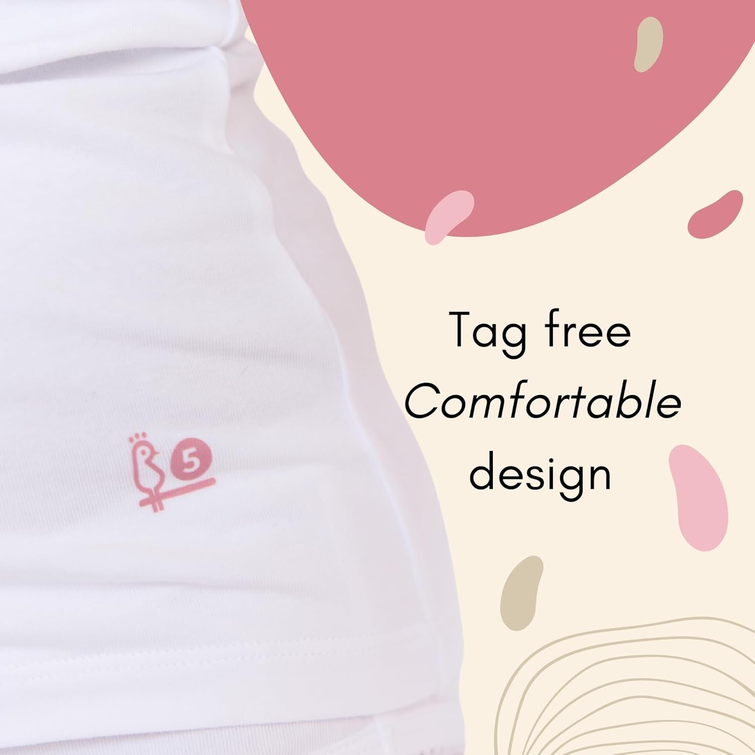 Girls Solid White Snug Fit Tagless Cami Vest - 100% Cotton Super Soft Undershirts (3/Pack)