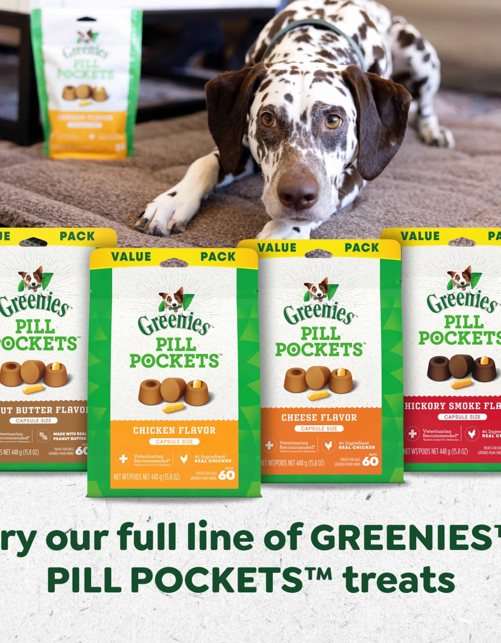 Pill Pockets for Dogs Hickory Smoke Large, Capsule Size Soft Dog Treats, 7.9 Oz (30 Pk)