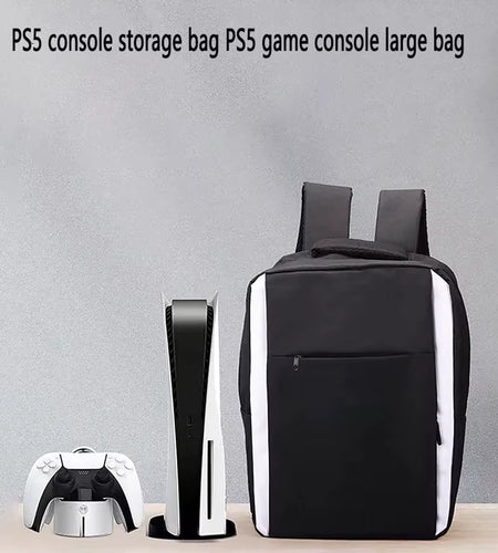 Suitable for PS5 Console Storage Bag, PS5 Game Accessories Storage Bag, PS5 Console Backpack, Portable Backpack for Going Out