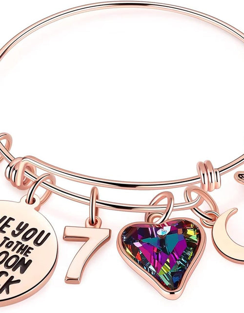 Load image into Gallery viewer, Birthday Gifts for Women Girls Bracelet, Birthday Charm Bracelets 10Th 20Th 30Th 40Th 50Th 60Th 70Th 80Th 90Th Birthday Gift for Daughter, Sister, Friend, Teen Girls, Mom, Grandma
