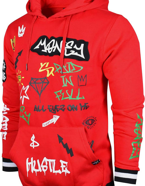 Load image into Gallery viewer, brand Mens Hip Hop Premium Slim Fit Track Pants - Athletic Jogger Bottom with Side Taping
