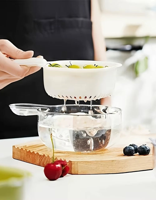 Load image into Gallery viewer, Dopamine Double-Layer Drain Basket – Wash &amp; Strain in Style
