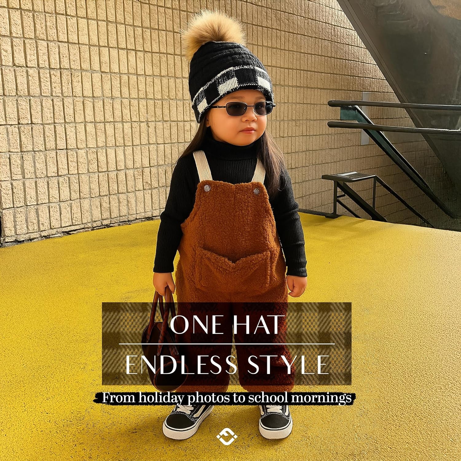 Kids Beanie Baby Toddler Cable Knit Children’S Pom Winter Hat