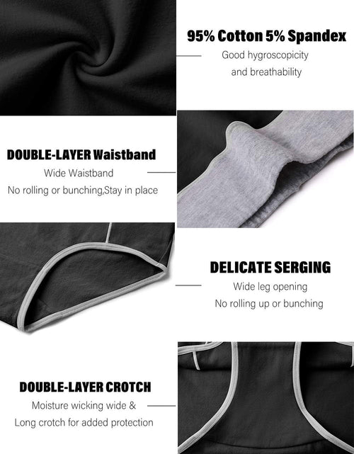 Load image into Gallery viewer, Women'S High Waisted Cotton Underwear Soft Breathable Panties Stretch Briefs Regular &amp; plus Size 5-Pack
