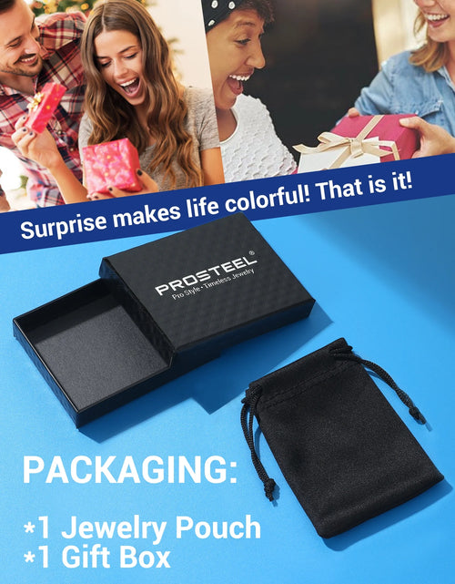 Load image into Gallery viewer, 12Mm Cuban Chains Bracelets for Men Black Chunky Stainless Steel Franco Link Bracelet Father Day Hand Bracelet Jewelry Birthday Valentine Graduation Gifts 7.5 Inch
