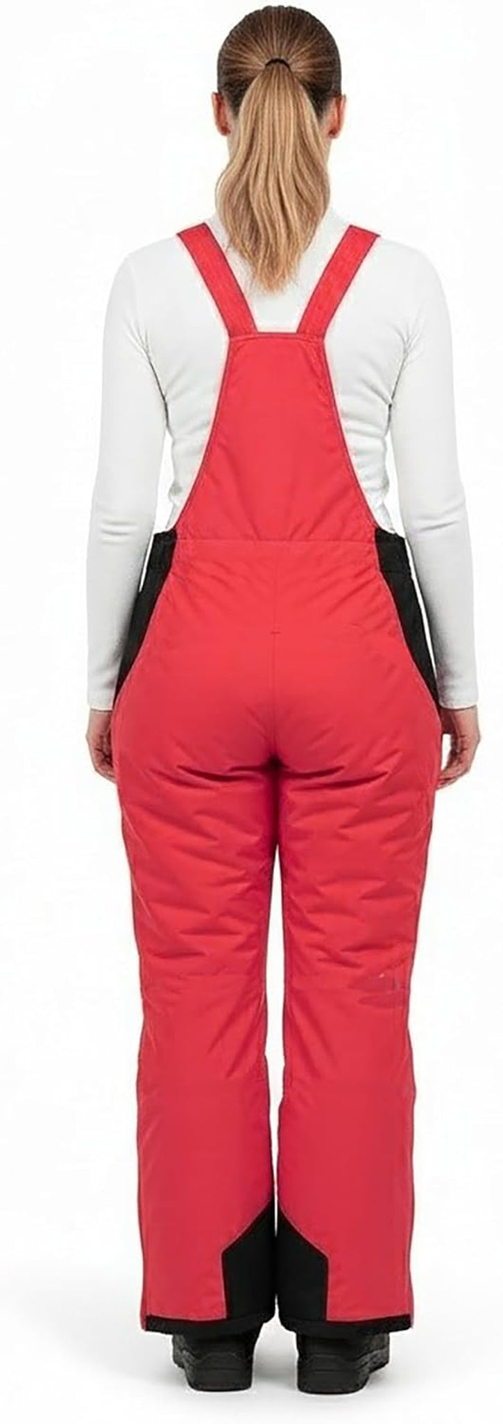 Womens Insulated Water Resistant Ski Snow Bib Pants