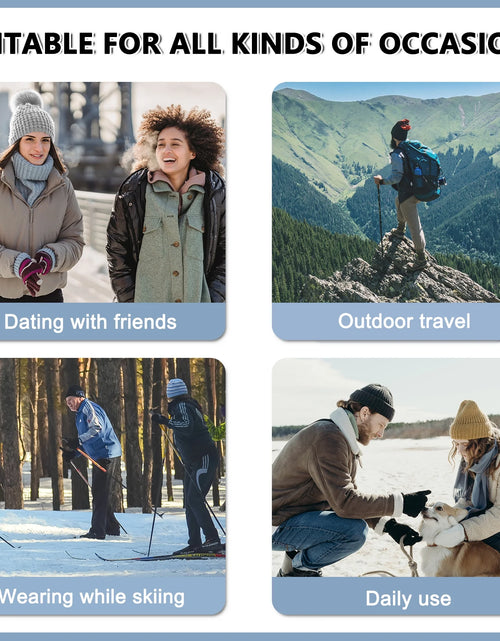 Load image into Gallery viewer, Women'S Winter Beanie Warm Lining - Thick Slouchy Cable Knit Skull Hat Ski Cap
