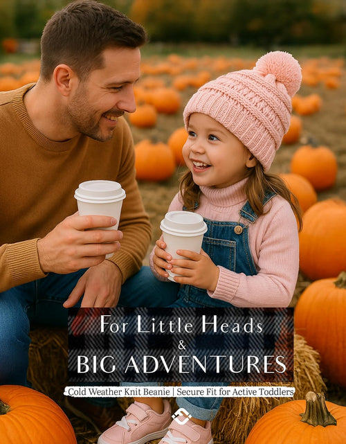 Load image into Gallery viewer, Kids Beanie Baby Toddler Cable Knit Children’S Pom Winter Hat
