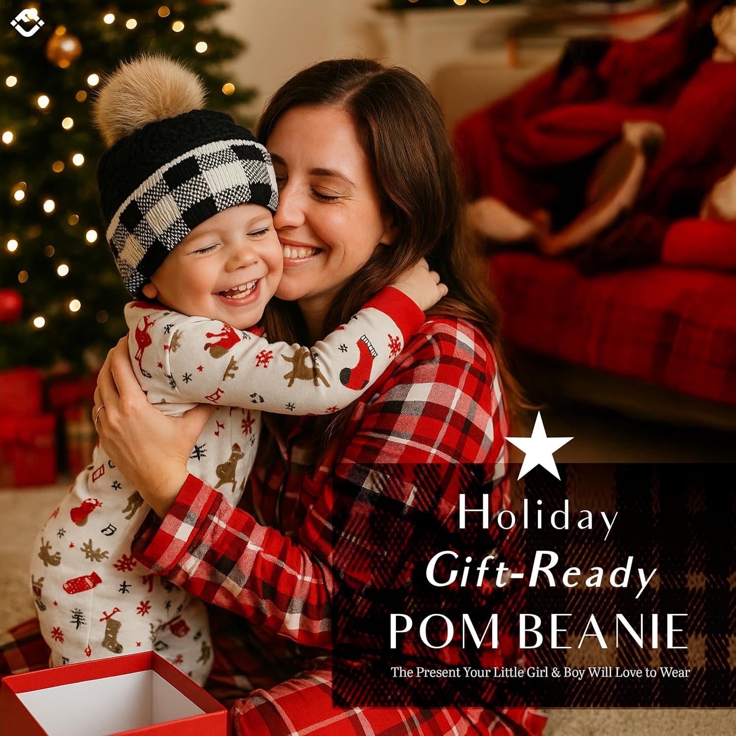 Kids Beanie Baby Toddler Cable Knit Children’S Pom Winter Hat