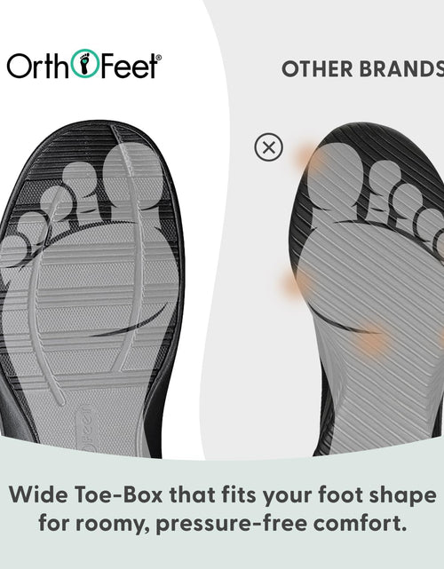 Load image into Gallery viewer, Proven Plantar Fasciitis &amp; Foot Pain Relief Arch Support Orthopedic Men'S Leather Slippers Asheville
