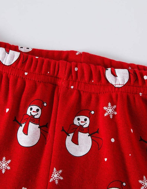 Load image into Gallery viewer, Girls Matching Doll&amp;Toddler 4 Piece Cotton Pajamas Toddler Christmas Sleepwear
