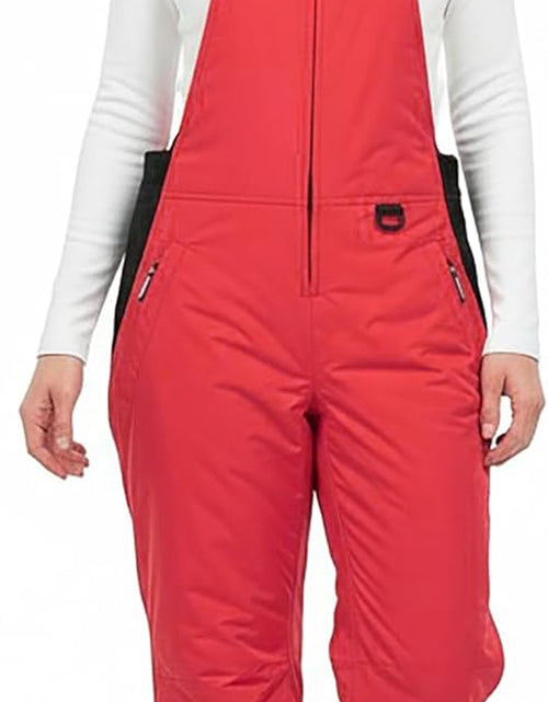 Load image into Gallery viewer, Womens Insulated Water Resistant Ski Snow Bib Pants
