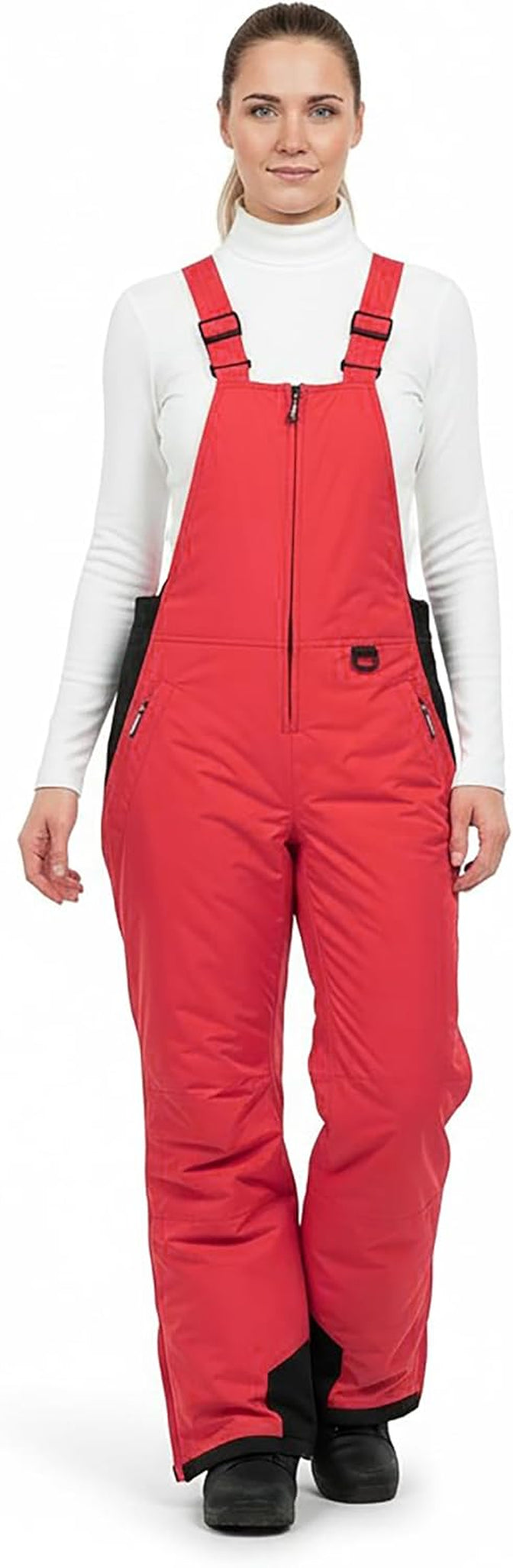Womens Insulated Water Resistant Ski Snow Bib Pants